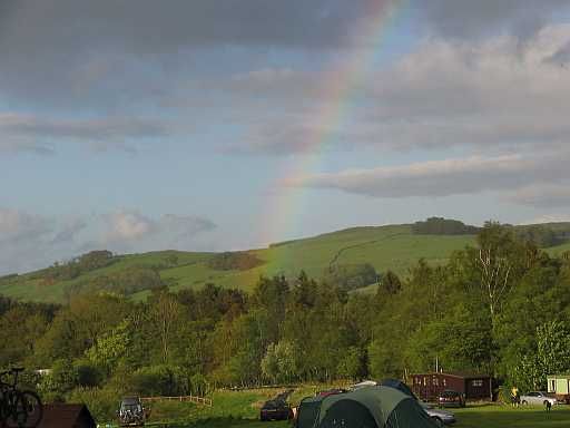 The rainbow we saw at Dumfries.